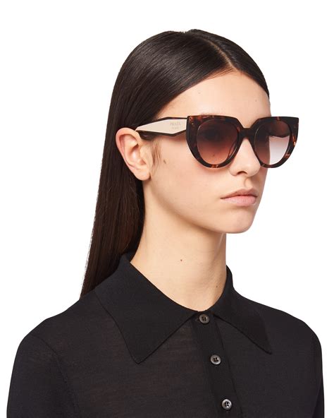 prada curved sunglasses|where to buy Prada sunglasses.